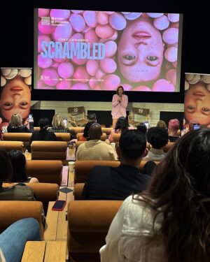 Emilia McCarthy Instagram - had the absolute pleasure to be able to watch this lovely and much needed film - @scrambledmovie is truly from a woman’s perspective and world, from its conception to execution. We love to see it 🩷