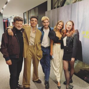 Emilien Vekemans Instagram - Memories from press weeks
Thanks for your amazing support since the release🤩
Don’t forget to talk about the show around you!

@thebastardson_tv 
@netflixuk