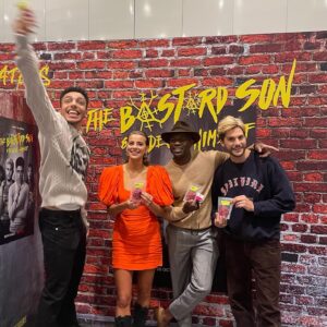Emilien Vekemans Instagram - Memories from press weeks
Thanks for your amazing support since the release🤩
Don’t forget to talk about the show around you!

@thebastardson_tv 
@netflixuk