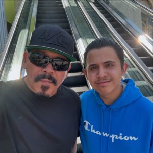 Emilio Rivera Instagram - Boys Day out at Universal . Had to finish it off with some @pinkshotdogs #Rockorivera Thats My Boy #emiliorivera #elpadrino #familiafirst #pinkshotdogs