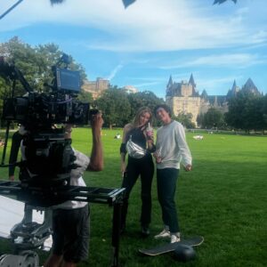 Emily Carey Instagram - Our little show was the most watched today on @netflix worldwide? Congratulations team I love you all SO dearly. 

To be a part of a show that celebrates everything I hated about myself growing up is a beautiful thing. Looking back on my first audition tape it feels like I’ve truly grown up with Harriet. Lol idk what’s happening but thank you for watching & big ups to all the geeks out there 🧡🫵🏼