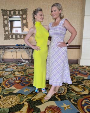 Emma Catherine Rigby Instagram - Dearest Tosca, 50 and Absolutely Fabulous! You deserve to be celebrated everyday. It is my honour to have a friend like you; I love you 🤍 I would need to write a trilogy in order to reveal the true maestro you are. All I will say is thank you for turning me into the real me that I finally am today. I aspire to follow your lead, like so many do. “What would Tosca do?” 

You are remarkable! My favourite being the mother you are. Our years together have by far been the fondest! Happy Birthday to the realest genius, all done with dignified elegance, almighty love, joy and of course OUTRAGEOUS LAUGHTER ♾️