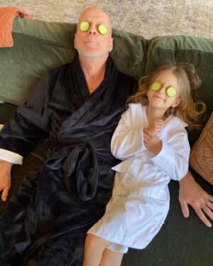 Emma Heming Instagram - Happy Father’s Day to our favorite girl dad. We love you, BW!