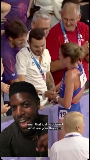 Emmanuel Acho Instagram - An unexpected performance from Alice Finot at the Olympics! #paris2024 #olympicgames #proposal #olympics