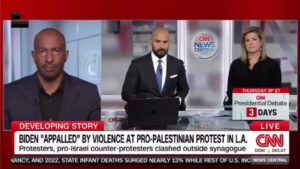 Emmanuelle Chriqui Instagram - “If you show up [in a Jewish neighborhood] wearing a kaffiyeh, you show up there with your face covered, you show up there chanting ‘River to the Sea’, that would be like a white person running up with a Confederate flag in Harlem. You’re not trying to start a conversation. You’re trying to start a fight.” -  The always clarion, always compassionate @vanjones68 on the red line between protesting a policy and attacking a people. 

#jews #jew #israel #gaza #la #losangeles #ally #hero #leader #compassionate #compassion #community #neighborhood #neighbors #love #peace #unity #america #blackjewishunity #black #jewish