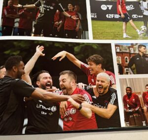 Emmett Scanlan Instagram - The gift that keeps on giving, @socceraid… Got sent this utterly savage memento today along with a picture book because they know I can’t read.… coincidentally on the very day, this day, that I go see me girl @livi_sheldon & her Gladiators in Sheffield.. SoccerAid will always be a special family… World 11 forever!!!!