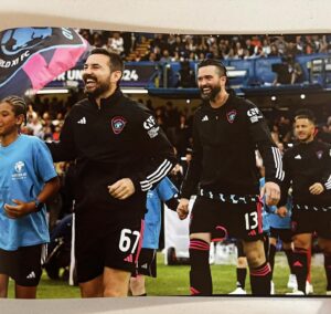 Emmett Scanlan Instagram - The gift that keeps on giving, @socceraid… Got sent this utterly savage memento today along with a picture book because they know I can’t read.… coincidentally on the very day, this day, that I go see me girl @livi_sheldon & her Gladiators in Sheffield.. SoccerAid will always be a special family… World 11 forever!!!!