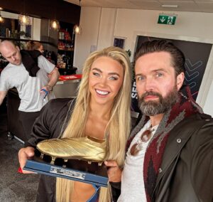 Emmett Scanlan Instagram - The gift that keeps on giving, @socceraid… Got sent this utterly savage memento today along with a picture book because they know I can’t read.… coincidentally on the very day, this day, that I go see me girl @livi_sheldon & her Gladiators in Sheffield.. SoccerAid will always be a special family… World 11 forever!!!!