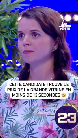 Éric Antoine Instagram - « C’est parfait c’est exactement l’attitude que je cherche ! » 
En gérant très bien son stress, cette candidate a réussi à trouver le prix de la vitrine en moins de 13 secondes 🤯 
#LeJustePrix, du lundi au vendredi à 18:30 sur M6 et en streaming sur @m6plus