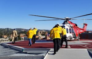 Eric Garcetti Instagram - Thank you @losangelesfiredepartment @lafdairops and everyone for your powerful and brave work today at the #gettyfire Please go to lafd.org for updates or use official @mayorofla account for any help you need.