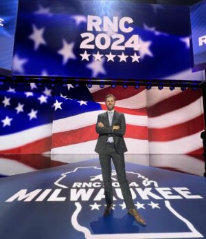 Eric Trump Instagram - I’m honored to speak to the Nation immediately before my father tonight! Tune In!  9:15pmET 🇺🇸🇺🇸🇺🇸