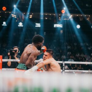 Erickson Lubin Instagram - Against all odds, I silenced the doubters and proved the believers right. In the ring, I found my strength, and with your support, I became unstoppable. Thank you for believing in the “underdog” This victory is ours! 10 years pro today 🎈 #HammerTime