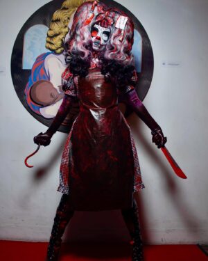 Erika Klash Instagram - Check out my Patreon for some behind the scenes on the work I put into revamping this Manga Slaughter Girl character. (🔗🌲 in bio).
-
🧵 @blackandwhitestriped 
💈 @steven.perfidia.kirkham 
Hair accessories: @oyemoye_art 
Latex Care Products: @gummibaerlatex 
📸 @davidelaffe 
-
Check out my Patreon for some behind the scenes on the work I put into revamping this Manga Slaughter Girl character. (🔗🌲 in bio).