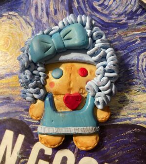 Erika Klash Instagram - 🚨🚨 NEW MERCH 🚨🚨 I’m thrilled to be collaborating with my sister @oyemoye_art to bring you this made-to-order collectible Erika Klash pincushion doll! This handmade clay figure is a 1:1 recreation of the pincushion doll from my Dragula: Titans promo look which was itself inspired by my extermination scene on Dragula S2. 
🪆📍
Visit my Linktree (in bio) to snatch yours up!