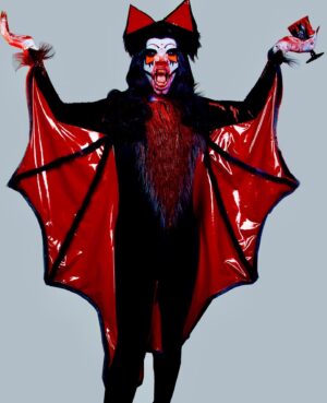 Erika Klash Instagram - 🩸🦇🎥 Technicolor Bat Hostess 🩸🦇🎥 (Take 2) 
📸 by @cashmonetdrag 
There’s so much exciting stuff happening today!
🦇
My Dragula Titans Ep. 2 Recap/Kiki at 6PM ET on my Twitch channel. 
🦇
My tribute to The Vampira Show is now live on my YouTube channel!
🦇
@bouletbrothersdragula Titans Ep. 3 goes live at MON 9PM PT / TUE 12AM ET on @shudder !