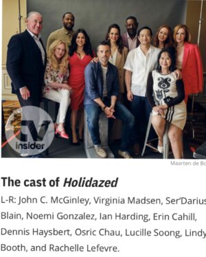 Erin Cahill Instagram - Hello, you wonderful ones! I have been busting to announce this new show coming out this fall!  The show HOLIDAZED will be coming out on #hallmarkplus and I can’t wait for you to see these fantastic episodes!  This cast is a DREAM come true and I am just chuffed!  Thank you @tvinsider for helping announce the show at the TCA’s!  @official_tca It was a joy to do the panel and speak with the press. We really became like a family during the months of filming and that’s thanks to our fearless leader and show runner @ginamariamatthews .  Thank you to all the @hallmarkchannel powers that be who invited me to come play on this magical set!  More to come, but in the meantime, sending each of you love and have a beautiful weekend! ♥️🙌 (Thank you @radmakeup for the hair and make-up glam).