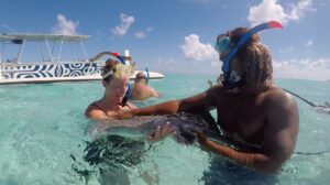 Erin Douglass Instagram - Never thought I'd see a celebrity in the middle of the Pacific ocean but I met THE Mr. Ray and Bruce last week (from the critically acclaimed film finding Nemo) and he's already emailed me like 4x asking me when I'm gonna come back and visit him!