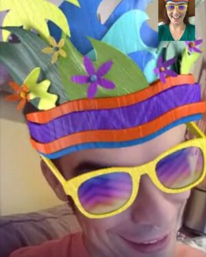 Erin Douglass Instagram - When work sends you across the country for a week, you have an island party via video chat