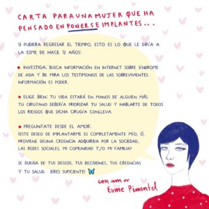 Esmeralda Pimentel Instagram - Todxs somos libres de hacer con nuestro cuerpo lo que queramos, pero es importante que al tomar una decisión lo hagas informadx. Por eso queremos compartirte estos datos para que si decides hacerlo que sea desde la consciencia y el conocimiento. ✨

Te invitamos a investigar más sobre el tema.

¿Una segunda opinión? Contacta a @dr_buenrostro