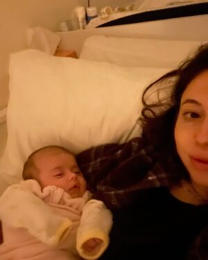 Esther Povitsky Instagram - fourth trimester >