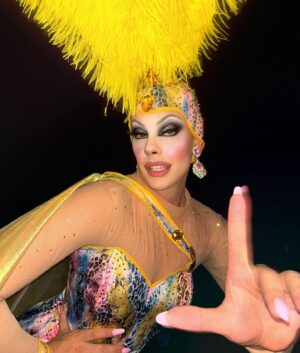 Etcetera Etcetera Instagram - tired ass showgirl (my sincerest apologies to big bird) 🐥 costume: @fransdrag