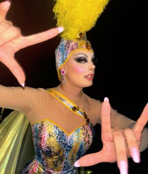 Etcetera Etcetera Instagram - tired ass showgirl (my sincerest apologies to big bird) 🐥 costume: @fransdrag