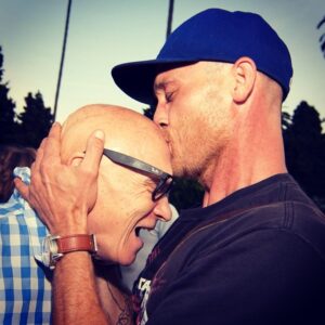 Ethan Embry Instagram - Every morning before shooting I would lick his head for good luck. This is the man responsible for all you love about #EmpireRecords. The director Allan Moyle during @cinespia long over due LA premier.