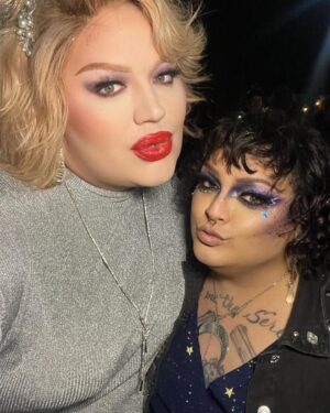 Eureka O'Hara Instagram - “Cheers to a Non-Alcohol and authentic New Year surrounded by the love of family and chosen family. Here’s to the beautiful journey ahead, embracing our true selves, and creating new memories. I’m so thankful for the hard year I’ve had, but even more thankful for the new friends and #fambam that have seen me through unconditionally.  I’m so excited for the new year and New Face, Thank you @drpatrickkdavis 
.
#🐘👑 
#💜🏳️‍⚧️
Dress and Jewelry Style @theplusbusboutique 
Cosmetics @esthers_styles . #recovery #mentaljourney #ChosenFamilyLove #NewYearNewJourneys