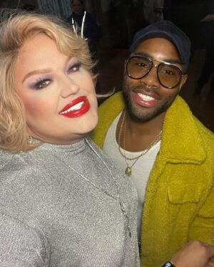 Eureka O'Hara Instagram - “Cheers to a Non-Alcohol and authentic New Year surrounded by the love of family and chosen family. Here’s to the beautiful journey ahead, embracing our true selves, and creating new memories. I’m so thankful for the hard year I’ve had, but even more thankful for the new friends and #fambam that have seen me through unconditionally.  I’m so excited for the new year and New Face, Thank you @drpatrickkdavis 
.
#🐘👑 
#💜🏳️‍⚧️
Dress and Jewelry Style @theplusbusboutique 
Cosmetics @esthers_styles . #recovery #mentaljourney #ChosenFamilyLove #NewYearNewJourneys