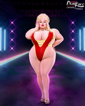 Eureka O'Hara Instagram - If you Got a BODY put a suit on it! #proportionizing
.
 I’m so blessed to be apart of @canadasdragrace  vs the 🌎 …. Premieres July 19th
Watch on:
@wowpresentsplus 
@cravecanada 
@bbcthree 

Photo @asquaredphoto 
Hair @wigsandgrace 
Fit @marcosquared 
Jewelry @roxbycox 
Body by @patryq65