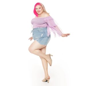 Eureka O'Hara Instagram - “Girl Don’t hurt yourself!” - @xosonique 
- posting this In honor of the 1st day I went out fully Female presenting. 
.
#⚧️ #PHAT #dreamBIG #beyourselftofreeyourself #eurekayoufoundit
.
Photo credit
. @vadellaphoto 
Fit styled By ;) @theplusbus @urtumuch