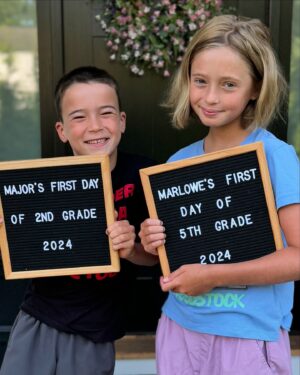 Eva Amurri Martino Instagram - 2nd & 5th 📚✏️🚀🤘🏼😜
