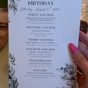 Eva Amurri Martino Instagram - Spent the weekend celebrating my wonderful husband turning 40!!!! ❤️✨🏎️🍽️🍸🎈🕹️ I may not have been around for all of his years, but I’m so grateful we get to spend the best years together. There is nobody who deserves happiness more than him 🥹

We started off racing go carts, winning tickets and stuffed animals at the arcade, and having fun like kids with family and his oldest friends (college roommates! omg!). Ian got top score of the day in racing and top 4 of all time 👀🏆

Then we made our way to the most gorgeous and delicious dinner at @artisansouthport, with a four course tasting menu, so much laughter and stories shared, and a little deranged table surprise by yours truly 😂🤪.

What a special time soaking up all the love. ☺️