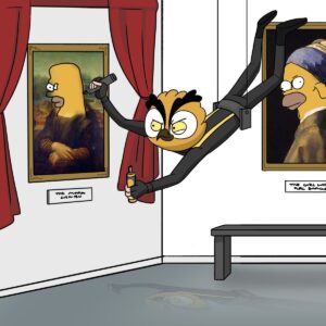 Evan Fong Instagram - homerlisa (2020, oil on canvas)