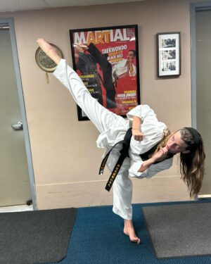 Ever Anderson Instagram - 11 years laterrrr
@junchongmartialarts this is THE studio if you are looking to do TKD in LA. this is to all the ladies, start training the confidence you get is invaluable, and to all the parents your daughters in Taekwondo. Thanks mom and dad 👽