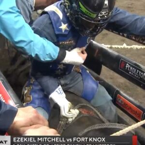 Ezekiel "Blue" Mitchell Instagram - Blessed week in Washington. Finished 5th in Everett and spurred one in Tacoma!! Time for a little break to heal some nagging injuries and be healthy and focused going into the @PBR world finals. Thank you to all that stand behind me!! #blessedandmotivated @ariatinternational @fullthrottleenergy @ubcotx