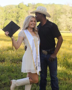 Ezekiel "Blue" Mitchell Instagram - You went through so much to get to this point. From taking care of the barn, playing vet, chasing your dreams, working a job, and putting up with all my crap!! Here’s to you and this new chapter. I love you. I am proud of you. Enjoy your day!!