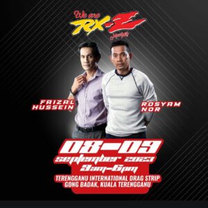 Faizal Hussein Instagram - OK KITORANG TURUN SANA ! 
JUMPA KAMI DISANA, PASTIKAN TERENGGANU MENJERIT!

‘YANG KENTAL PASTI SAMPAI’

#Makluman: 

⚡️Setiap Pembelian ELFBAR #Mate500 di event RXZ Members dengan hanya berharga RM 35.00, anda berpeluang menangi hadiah 
Yamaha Y15 x 2, 
Yamaha LC V8 x 4 
dan 20 Biji Helmet Pelbagai Jenama ! 

Event : RXZ Members 5.0 2023
Tarikh : 8/9/2023 - 9/9/2023
Masa : 9.00 pagi - 6.00 Petang
Tempat : Terengganu International Drag Strip Gong Badak, Kuala Terengganu

#rxzmembersofficial #rxzmembersxelfbar #rxzmembers #Mate500 #EBmalaysia #Lowit12000