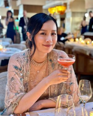 Fala Chen Instagram - Another year with #GiorgioArmaniPrivé in Paris. I was awed by the FW2425Collection. It’s daring, dazzling and elegant. Bravo Mr. Armani! 
@GiorgioArmani