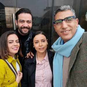 Farid Regragui Instagram - C'est parti...nouvelle expérience..nouvelle aventure ...merci si driss pour la confiance @mrini.driss.
@ahlamatir @graigaa_hajar_officiel
@sanaa_bahaj.actrice @mourad_hmimou
@al_oula1 
#tournage #acteur #actrice #morocco #artistes #rabat #salé