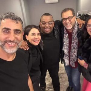 Farid Regragui Instagram - Très heureux de vous avoir rencontrer mes très amis;et merci d'être venus assister à notre spectacle..
@saidabaaddi_officiel @samia_akariou @hamidbasket_officiel @nasseuramine 
#theatre #amitiés #isadac #acteur #actrice #spectacle