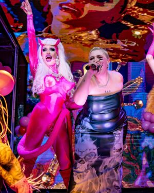 Farida Kant Instagram - Pink party by @wepartygroup for @muccassassinaofficial 
Special guest @bigmamaalmic.
I love my dragpower. 

Ph @nicolas_nreal