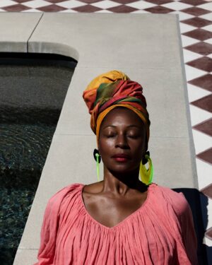 Fatima Robinson Instagram - !Movement! Sunshine and color with Fatima Robinson (@fatima_noir) at her home in Ojai.