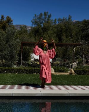 Fatima Robinson Instagram - !Movement! Sunshine and color with Fatima Robinson (@fatima_noir) at her home in Ojai.