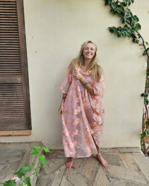 Fearne Cotton Instagram - Bought this for myself the other day as an early birthday present. I've spent my life buying lovely gifts for other people but I've ever bought myself a birthday present. It's less about the item itself and more about believing I deserve it (although I'm still working on that bit).
This dress make me feel pure happiness and will help me mark turning 43 very soon.
Last night with its big fat juicy full moon, I set about thinking how I would like to feel going forward. I may have a few works goals I would like to achieve, but more importantly than any of that is the clarity that I want to be a very unfiltered version of myself.
For years I attempted to be more palatable. When I was on mainstream TV it was the main goal. Be liked by as many people as possible. It's exhausting and means you end up diluting so much of yourself. As I age I want to be me without the layers of protective nonsense. I want to release my inner weirdness I've kept at bay, dress exactly how I please, walk down the path that feels right (not popular) and give way less fucks about outside opinion.
It may seem like a selfcentered endeavor but I think it becomes so much more. You have more energy to do good, help those that need you, passionately move through life.
Here's to less fucks and more energy. 🌕