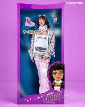 Felix Mufti Instagram - Bratz vibes editorial for @noctismagazine 

Free yourself from expectation and feel fab! I am free from any rules of how I should perform gender. This is an attitude and lifestyle everyone should adapt, whether you are Trans or not.” - @felixmufti 

Netflix’s Sex Education star, activist and multitalented performer @felixmufti discusses Trans representation in TV, freedom of gender expression, his extensive tattoo art, and a love of iconic Bratz fashion for @noctismagazine. Read the full interview on noctismag.com 

Photographer & Photoshop Artist: @danniijophotography 
Stylist: @pretending2besomeone
MUA: @arianacherryy 
Words: @katiemcgoran.photography 
Nails: @nailedbyhotwing 

Felix wears: @marshall.columbia @namedcollective @viviennewestwood @hollysworld.web @dollskill @clouwdez