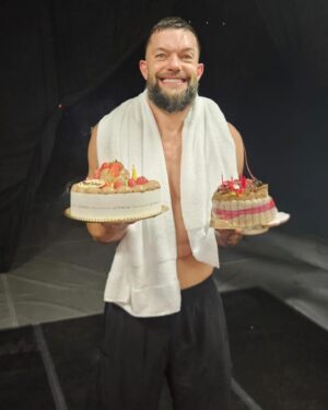 Fergal Devitt Instagram - Humbled by all the birthday love. Thank you kindly to my wife, my family, my cat, and all my friends and Bálor Club around the world. It was a very full circle moment returning to Osaka in the same arena I competed so many times for NJPW. I feel very lucky. Arigato!!