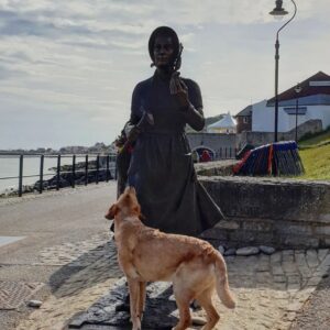 Fiann Smithwick Instagram - Yesterday was the grand unveiling of the 200-year overdue statue to one of my personal heroes, the pioneering 19th Century fossil hunter Mary Anning. I'm sure many of you will be more than familiar with Mary's life and work, but for those who aren't, she is widely considered to be the greatest fossil hunter of all time.

She found thousands of incredibly rare fossils at Lyme Regis that no one had found before and helped to start palaeontology as a science. Her specimens, including the first ichthyosaurs, plesiosaurs, and pterosaurs, were pivotal in us understanding about life before humans in the deep past and were important in the development of the theory of evolution. 
🦈🐬🦖
Sadly, she lived in poverty for much of her life, and was not properly recognised for her work in her lifetime. She wasn't allowed into the Geological Society of London because she was a woman, despite knowing more about fossils than any man in there. The Jurassic Coast wouldn't be the place it is without her, yet it's taken this long for a statue to be made in her honour. 
🐚🐚🐚
A massive congratulations to the team at @maryanningrocks for getting this statue put in its rightful place. And a special thanks to Evie for kick starting the whole thing. Your effort to get this done was incredible and will inspire generations who head out past Mary to go fossil hunting. I know I'll be giving her a nod before passing by to find the same types of fossils she found. And I'm sure fossil hunters in 200 years will do the same! 
🌊🏖🐚
#fossil #fossils #art #geology #palaeontology #paleontology #paleo #curiosity #ancient #history #collect #collection #animal #animals #evolution #science #museum #beach #collecting #treasure #lymeregis #lyme #maryanning #maryanningrocks #jurassiccoast #dorset #ammonite #ammonites #ichthyosaur #plesiosaur