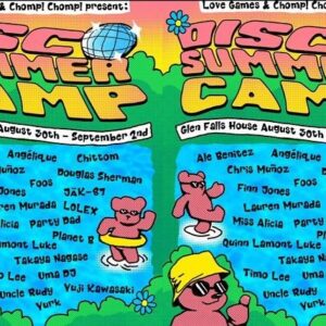 Finn Jones Instagram - Disco Summer Camp Labour Day Weekender is back - 4 days of music by the pool and 3 nights of late night dancing in the tavern. 
We’ve gathered some of NYs best DJs/musicians/producers/party throwers and all round diamond human beings to bring you a long weekend of care free, fun loving vibes. 
 
The event is free to attend with accommodation on site - with a restaurant, pool, waterfalls, hikes and a tavern turned nightclub @glenfallshouse is a paradise up in the Catskills Mountains. 

Come see what it’s all about. 
Accommodation can be booked through their website. 

@lovegamesnyc 

✌🏼💕

flyer designed by @kadencedopecat 🎨