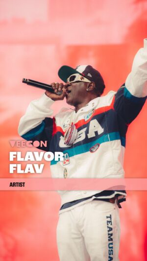 Flavor Flav Instagram - All about bringing people together 💜

#VeeCon #FlavorFlav #community #losangelws